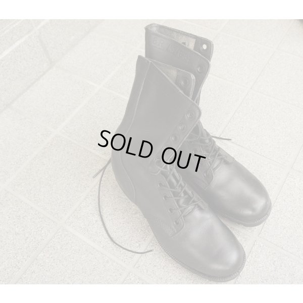 画像1: 米軍1970〜1980年代コンバットブーツ後期型(シェブロン型ソール)サイズ8R(約26cm)新品