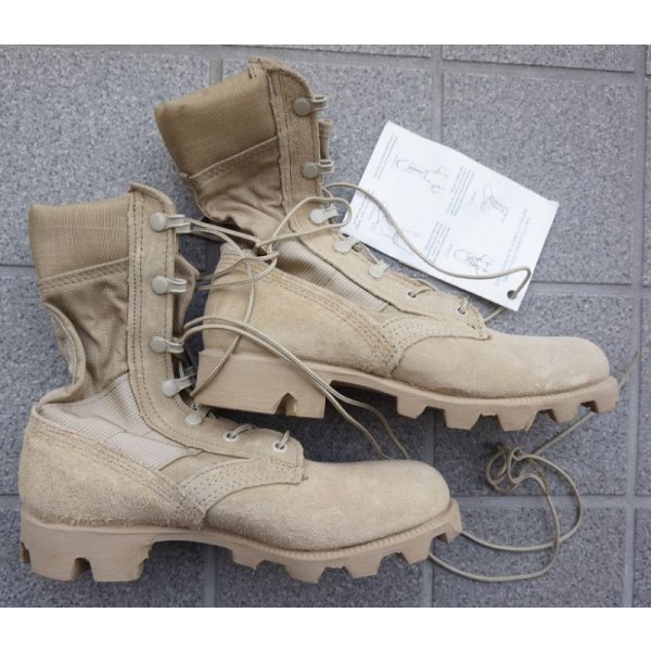 画像2: 米軍 初期型デザートブーツ(パナマソール)新品