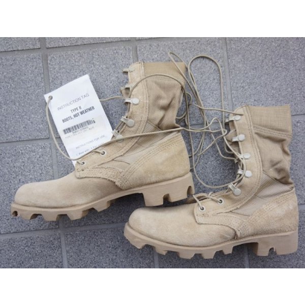 画像1: 米軍 初期型デザートブーツ(パナマソール)新品