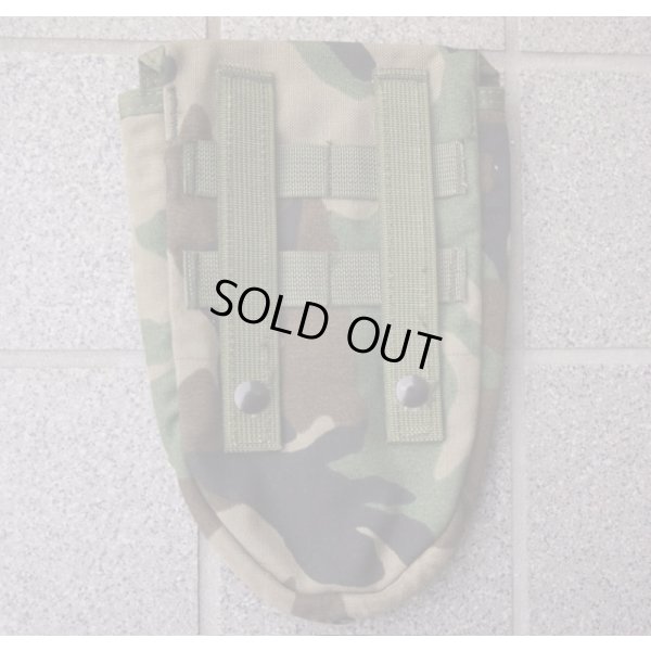 画像2: 米軍MOLLE・MOLLEIIエントレンチングツールポーチ ウッドランド迷彩