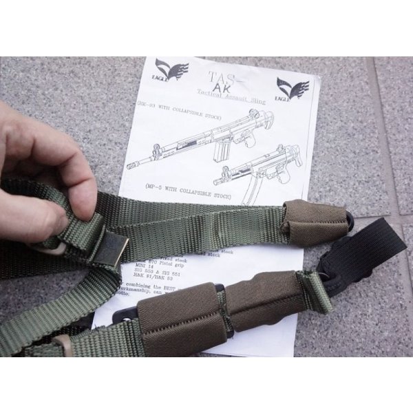 画像3: イーグルTAS-AK AK用タクティカルアサルトスリングOD新品