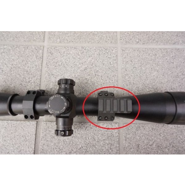 画像2: バジャーオードナンス製レール付きマウントリングキャップ6スクリュータイプ新品