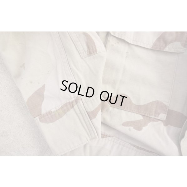 画像5: 米軍DCU(3Cデザート迷彩BDU)ジャケットSMALL-SHORT第1騎兵師団日系人大尉着用品