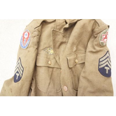 画像3: 第二次世界大戦 米軍 制服ジャケット第6軍4等技術兵パッチ付き