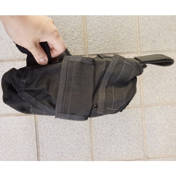 画像3: イーグル レッグガスマスクポーチ黒 新品