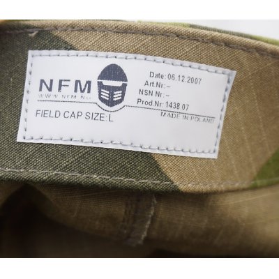 画像4: ノルウェー軍放出NFM製M/98迷彩キャップLARGE新品