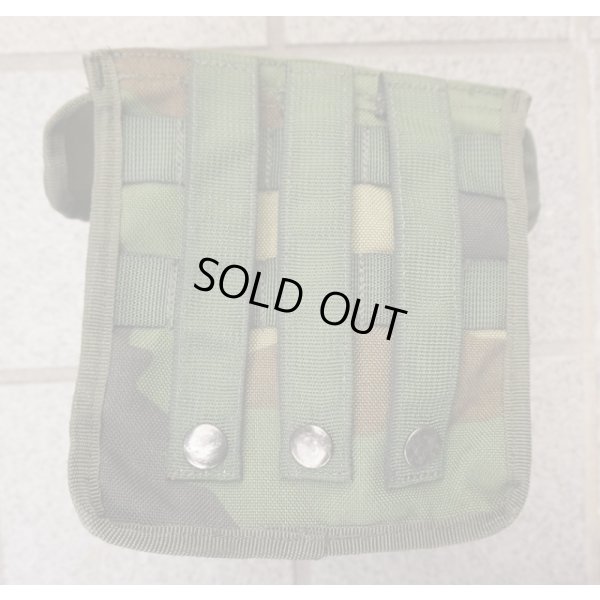 画像2: オランダ軍 海兵隊ウッドランド迷彩 中型ユーティリティポーチ