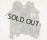 オランダ軍 海兵隊MOLLE式アサルトベストMEDIUMポーチ7個セット ウッドランド迷彩