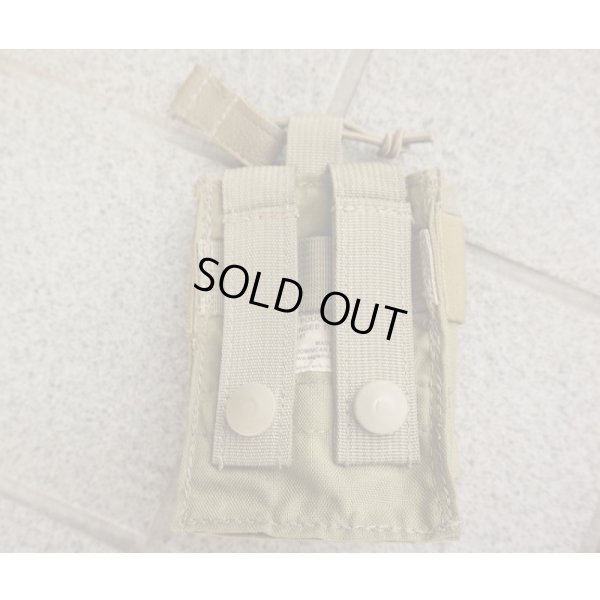 画像2: イーグル オープントップダブルマガジンポーチ カーキ(500Dナイロン製)新品