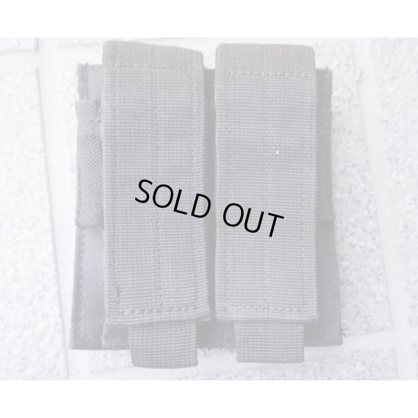 画像1: 米法執行機関放出ヴードゥ製ダブルピストルマガジンポーチ黒