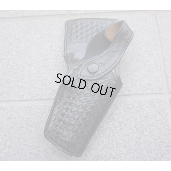 画像1: 米法執行機関放出S&W純正ビアンキ製ヒップホルスター2.5インチリボルバー用?M59用?