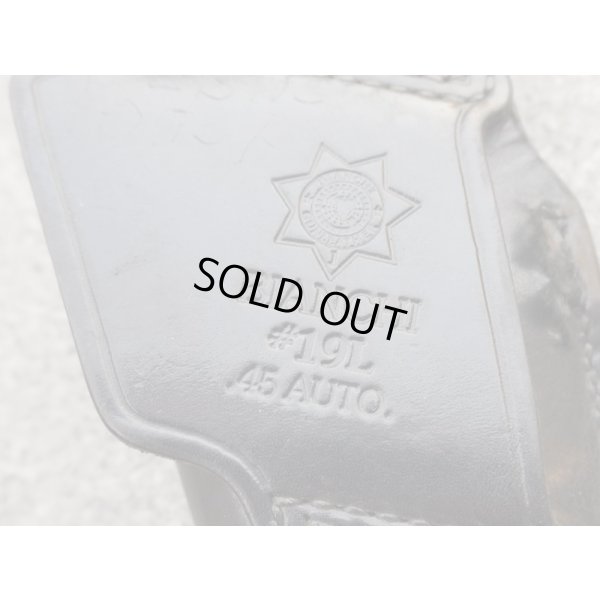 画像3: 米法執行機関放出ビアンキ#19Lヒップホルスター黒コルトガバメント用