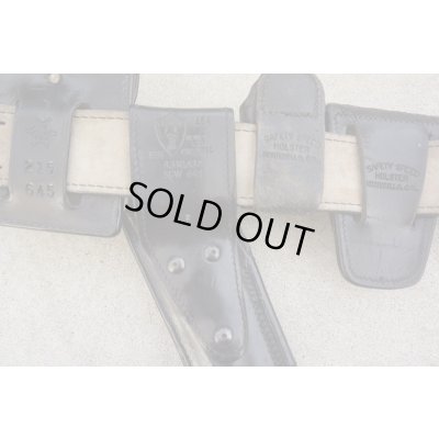 画像5: ハイウェイパトロール放出ポリスベルトセット(サファリランド製S&W M645ホルスター、チェンバース製デューティベルトなどがセット)