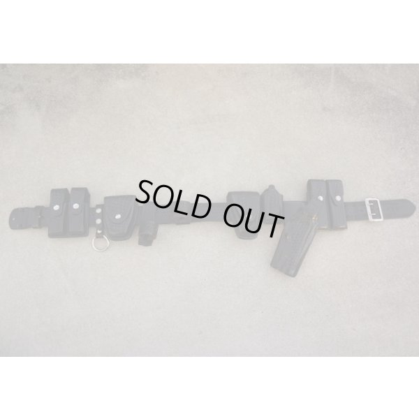 画像1: ハイウェイパトロール放出ポリスベルトセット(サファリランド製S&W M645ホルスター、チェンバース製デューティベルトなどがセット)