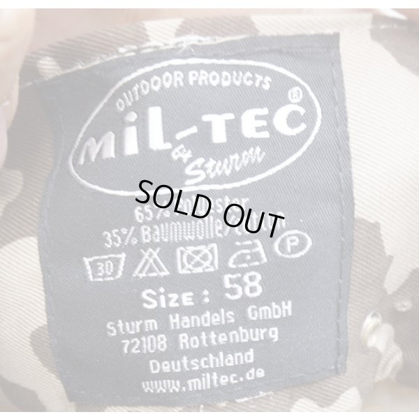 画像4: MIL-TECドイツ連邦軍型デザートフレクター迷彩キャップ新品