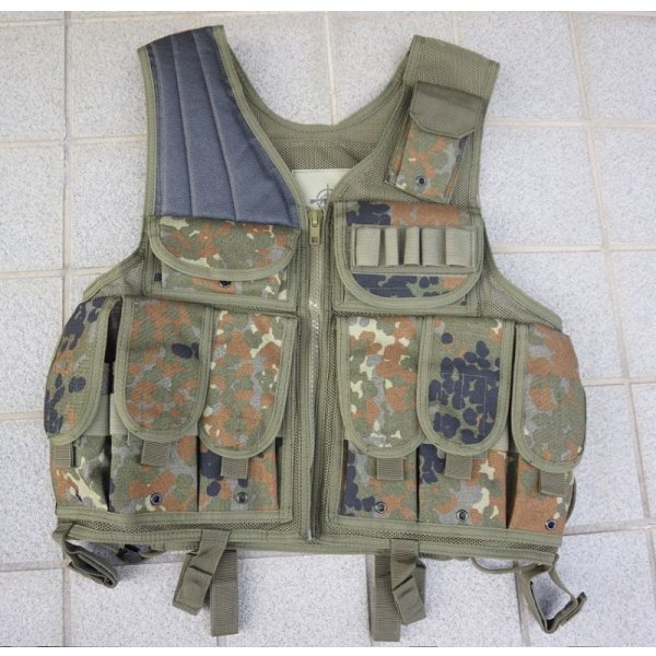 画像1: MMB製TAC-V1型タクティカルベスト ドイツ連邦軍フレクター迷彩 新品