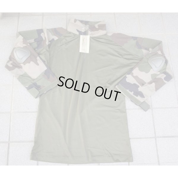 画像1: MIL-TECエルボーパッド付きコンバットシャツ フランス軍CCE迷彩 新品