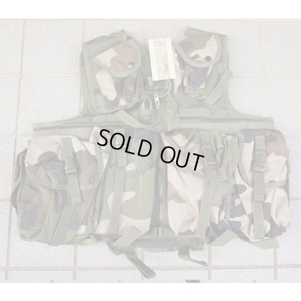 画像1: MIL-TECモジュラーベスト ポーチ8個付き フランス軍CCE迷彩 新品