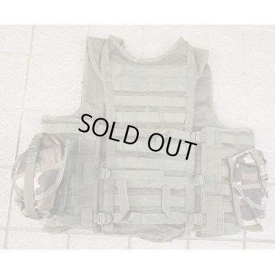 画像2: MIL-TECモジュラーベスト ポーチ8個付き フランス軍CCE迷彩 新品