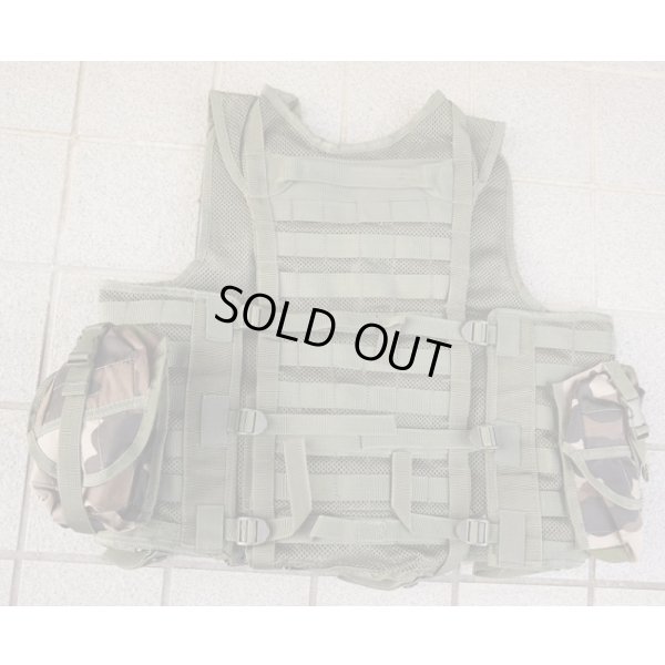 画像2: MIL-TECモジュラーベスト ポーチ8個付き フランス軍CCE迷彩 新品