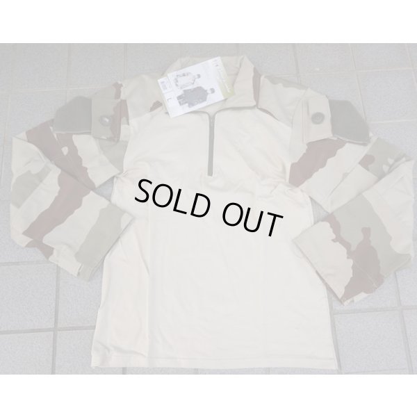 画像1: フランス軍Gilbert製FELIN型コンバットシャツ デザートCCE迷彩LARGE新品