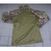 画像2: MIL-TECエルボーパッド付きコンバットシャツ イタリア軍Vegetato迷彩 新品 (2)