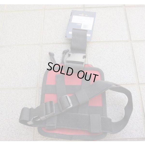 画像2: ヴードゥ製メディカルポーチ（レッグポーチとしてもMOLLEポーチとしても使用可）赤 新品