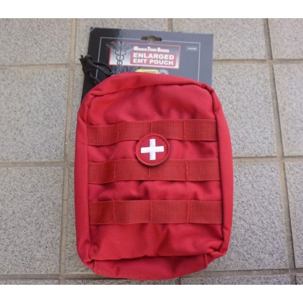 画像1: ヴードゥ製ファーストエイドポーチ赤 新品