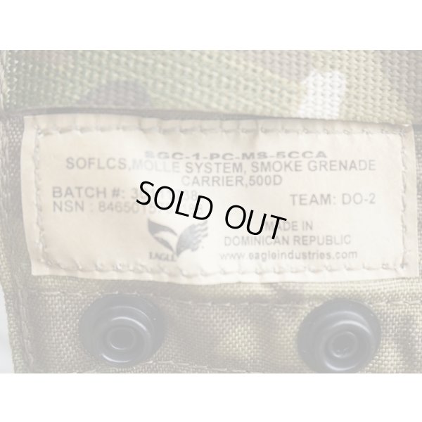 画像3: 米軍イーグルSOFLCSスモークグレネードポーチ マルチカム迷彩 新品