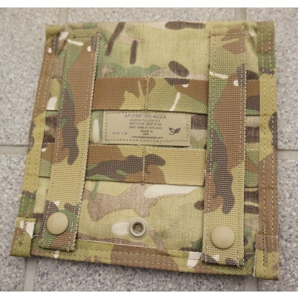 画像2: 米軍イーグルSOFLCSアドミンポーチ マルチカム迷彩 新品