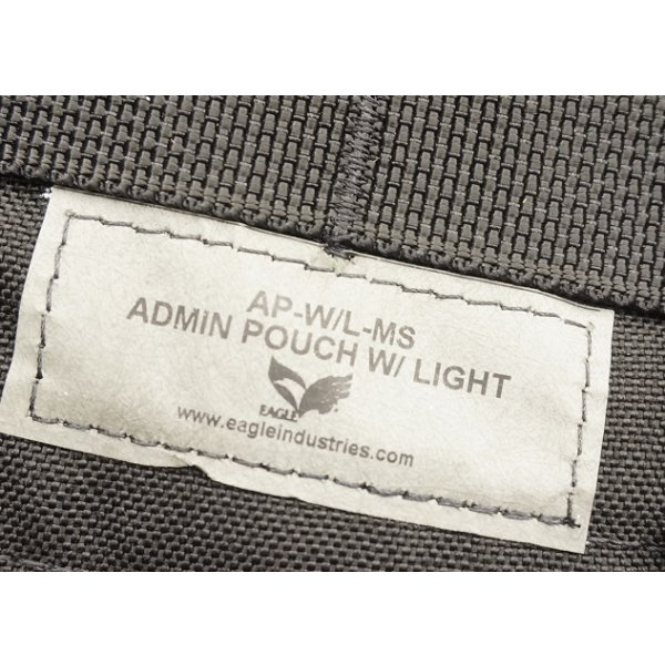 画像3: イーグル フラッシュライトポーチ付きアドミンポーチ黒 新品