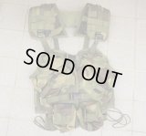 米軍放出ブラックホークLBVタクティカルベスト ウッドランド迷彩 黒ファスロット