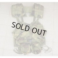米軍放出ブラックホークLBVタクティカルベスト ウッドランド迷彩 黒ファスロット