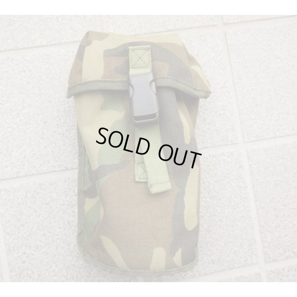 画像1: オランダ軍 海兵隊ウッドランド迷彩キャンティーンポーチ