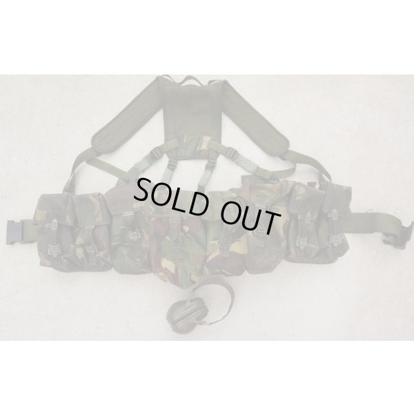 画像1: 英軍DPM迷彩PLCEベルトキット ポーチ6個付きペルターH61FA/Vイヤーマフ付き