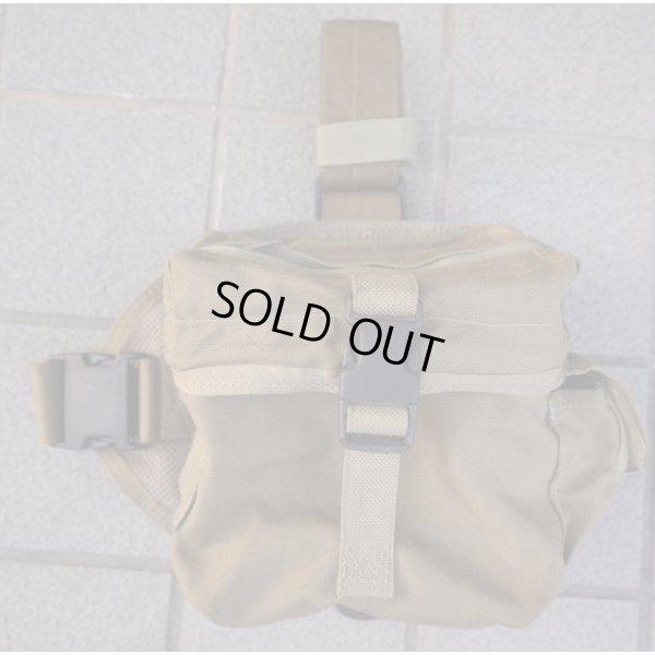 画像1: 米軍放出HSGI製レッグガスマスク・ダンプポーチCT(コヨーテタン)