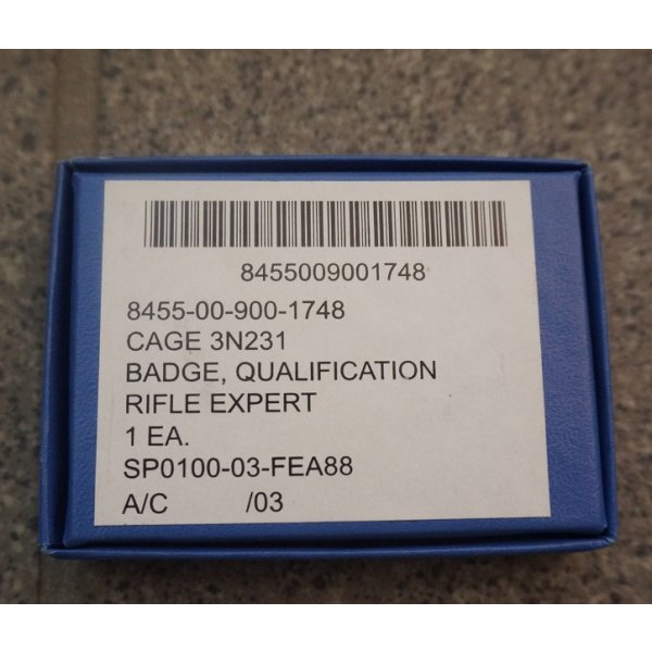 画像3: 米軍 米海兵隊 制服用ライフルエキスパート章 新品