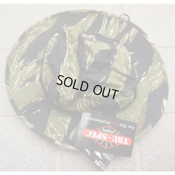 画像2: 米軍放出TRU-SPECタイガーストライププロダクツ製タイガーストライプ迷彩ブーニーハット新品