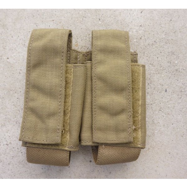画像1: 米軍イーグルMLCS ダブル40mmグレネードポーチ カーキ新品