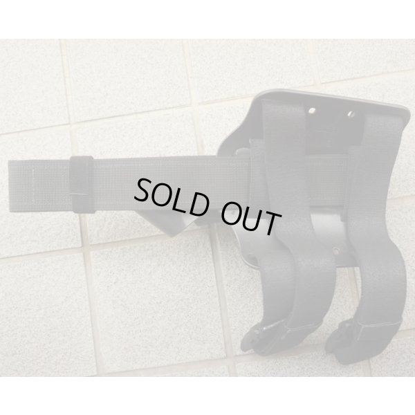 画像2: 米軍放出サファリランド6004レッグホルスター黒ITI M3X・ITI M6Xライト付きシグP220R・P226R用