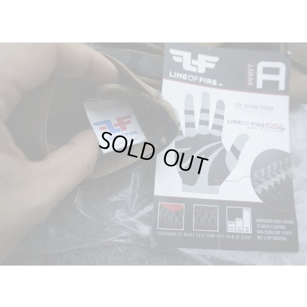 画像3: 米軍放出ラインオブファイア製Light Dutyグローブ コヨーテLARGE新品(旧ロゴ品)