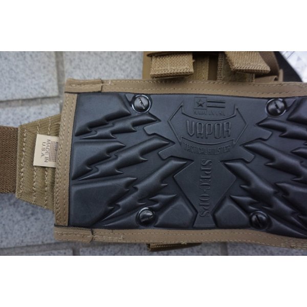 画像3: 米軍放出SPEC-OPS VAPORレッグホルスターCB(コヨーテブラウン)ベレッタM9用 新品