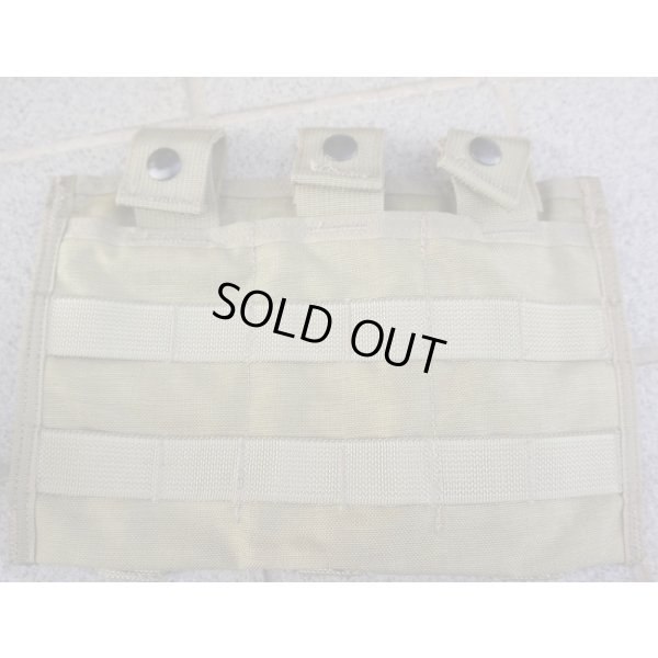 画像1: イーグル トリプルマガジンポーチ(3マグキャリア)カーキ新品