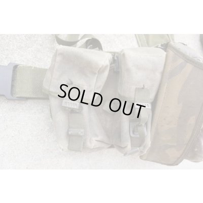 画像3: 英軍DPM迷彩PLCEベルトキット ポーチ5個・Vanguard製ベルトパッドセット(難有り)