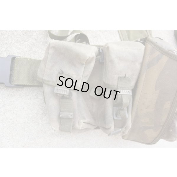 画像3: 英軍DPM迷彩PLCEベルトキット ポーチ5個・Vanguard製ベルトパッドセット(難有り)