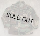 米軍M65フィールドジャケット ウッドランド迷彩プラスチックジッパー仕様X-SMALL-REGULAR新品