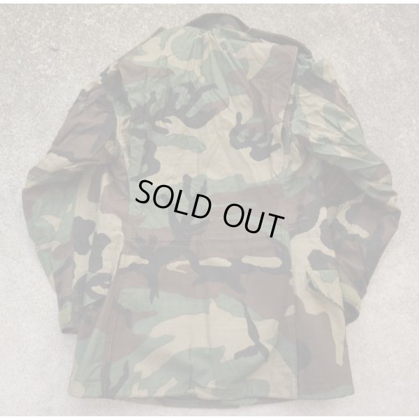 画像2: 米軍M65フィールドジャケット ウッドランド迷彩プラスチックジッパー仕様X-SMALL-REGULAR新品