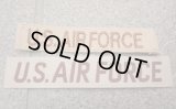 米軍 米空軍デザートカラー色U.S. AIR FORCEテープ