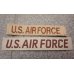 画像1: 米軍 米空軍デザートカラー色U.S. AIR FORCEテープ (1)