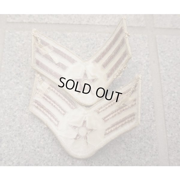 画像2: 米軍 米空軍デザートカラー色 上級空兵階級章2枚セット